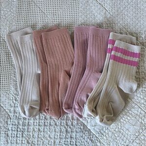 Le Bon Shoppe Her Sock Lot- Four Pairs